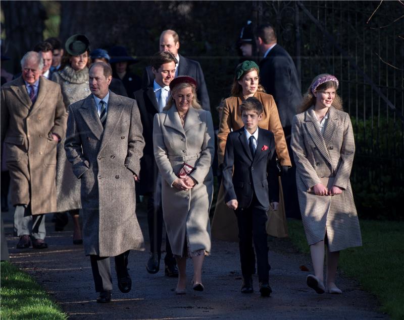 British Royal Family attend Christmas Day service at Sandringham