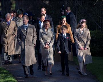 British Royal Family attend Christmas Day service at Sandringham