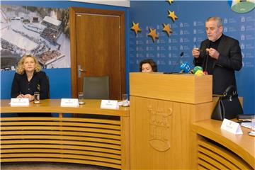 Konferencija za medije gradonačelnika Bandića i sindikata