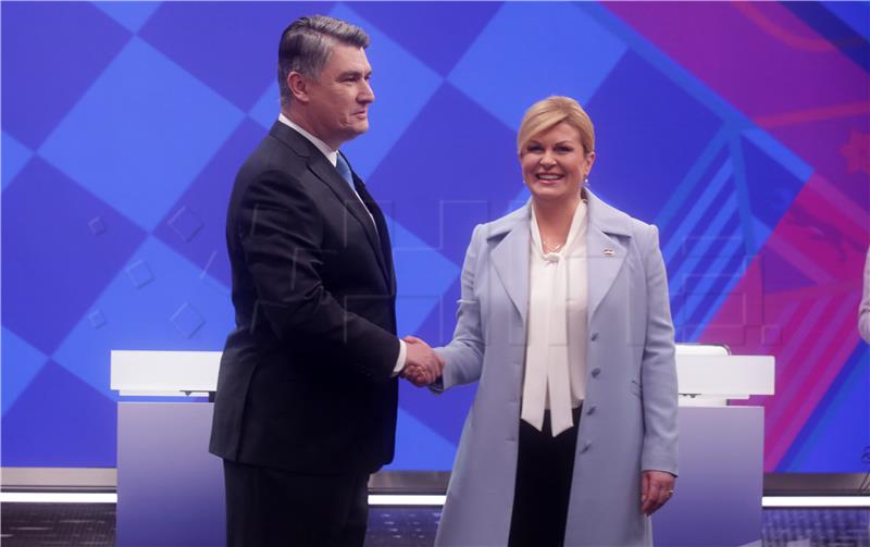  Sučeljvanje predsjedničkih kandidata Zorana Milanovića i Kolinde Grabar-Kitarović na RTL-u