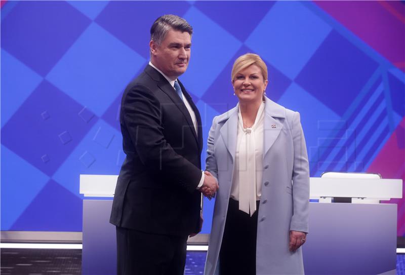 Milanović želi Hrvatsku spasiti od HDZ-a, Grabar-Kitarović inzistira na zajedništvu