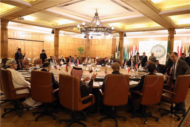 EGYPT ARAB LEAGUE EMERGENCY MEETING