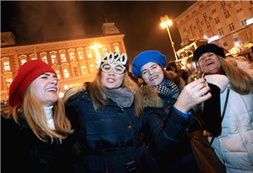 Doček Nove godine na Trgu bana Jelačića