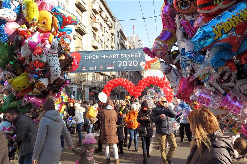 U Beogradu tradicionalna novogodišnja akcija "Ulica otvorenog srca"