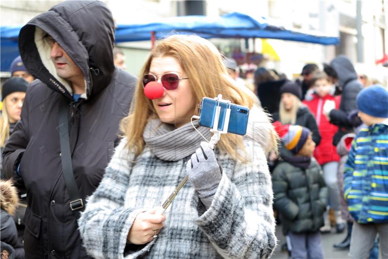 Novogodišnja manifestacija „Ulica otvorenog srca“ u Beogradu