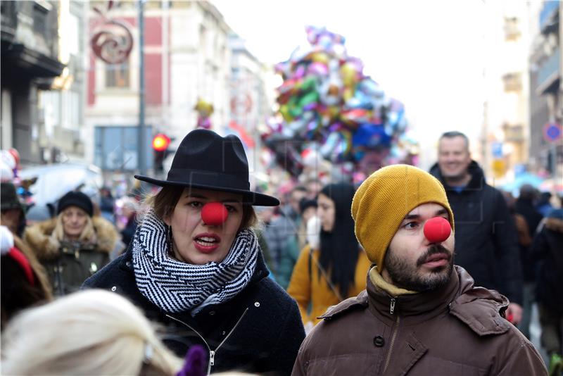 Novogodišnja manifestacija „Ulica otvorenog srca“ u Beogradu