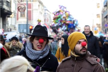 Novogodišnja manifestacija „Ulica otvorenog srca“ u Beogradu