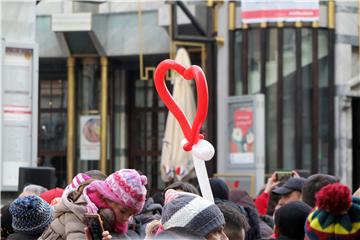 Novogodišnja manifestacija „Ulica otvorenog srca“ u Beogradu