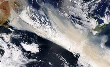 SPACE AUSTRALIA NEW ZEALAND SMOKE HAZE BUSHFIRES