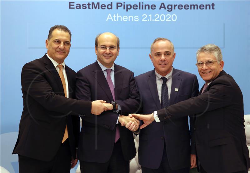 GREECE CYPRUS ISRAEL EASTMED PIPELINE