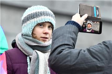 Greta Thunberg celebrates her 17th birthday attending Fridays For Future climate strike in Stockholm