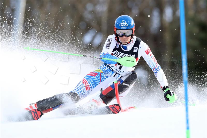 Ženski slalom Snow Queen Trophy 2020, prva utrka