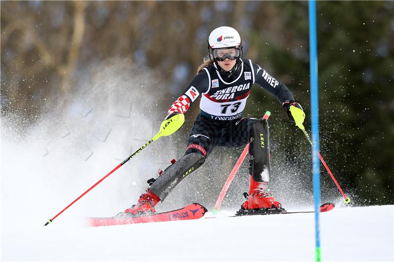 Ženski slalom Snow Queen Trophy 2020, prva utrka