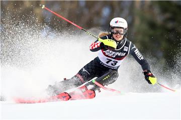 Ženski slalom Snow Queen Trophy 2020, prva utrka