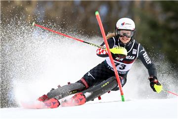 Ženski slalom Snow Queen Trophy 2020, prva utrka