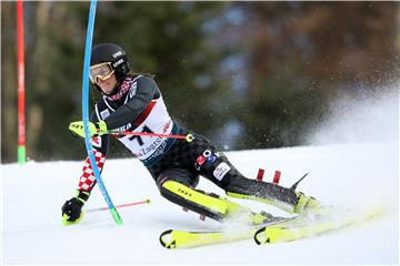 Ženski slalom Snow Queen Trophy 2020, prva utrka