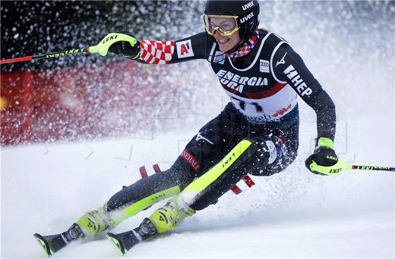 Ženski slalom Snow Queen Trophy 2020, prva utrka