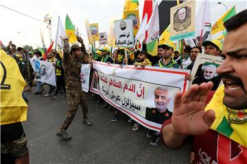 IRAQ IRAN USA CRISIS SOLEIMANI FUNERAL