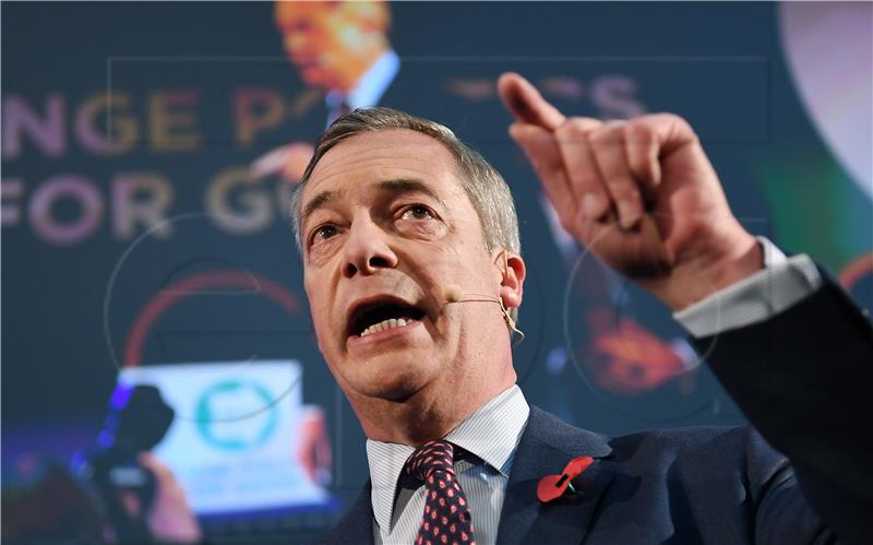 Farage planira proslavu brexita u središtu Londona