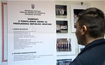 Hrvatska bira predsjednika: Otvorena birališta