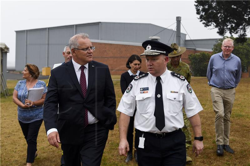 AUSTRALIA SCOTT MORRISON BUSHFIRE PRESSER