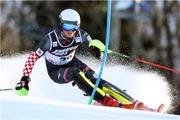 Muški slalom Snow Queen Trophy 2020, prva utrka