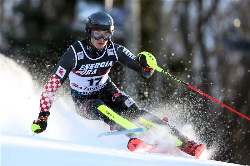 Muški slalom Snow Queen Trophy 2020, prva utrka