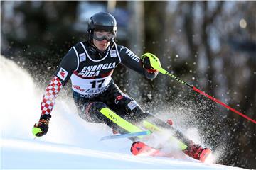 Muški slalom Snow Queen Trophy 2020, prva utrka