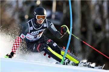 Muški slalom Snow Queen Trophy 2020, prva utrka