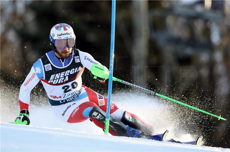 Muški slalom Snow Queen Trophy 2020, prva utrka