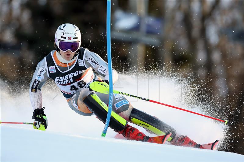 Muški slalom Snow Queen Trophy 2020, prva utrka