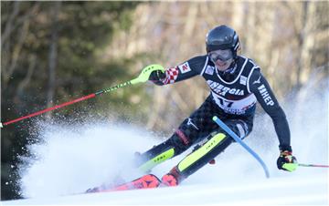 Muški slalom Snow Queen Trophy 2020, prva utrka