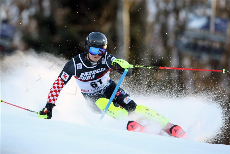 Muški slalom Snow Queen Trophy 2020, prva utrka