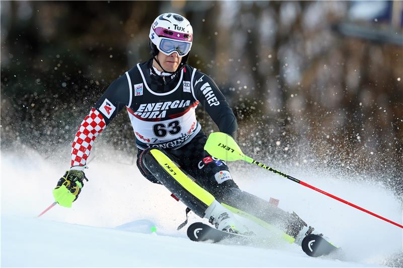 Muški slalom Snow Queen Trophy 2020, prva utrka