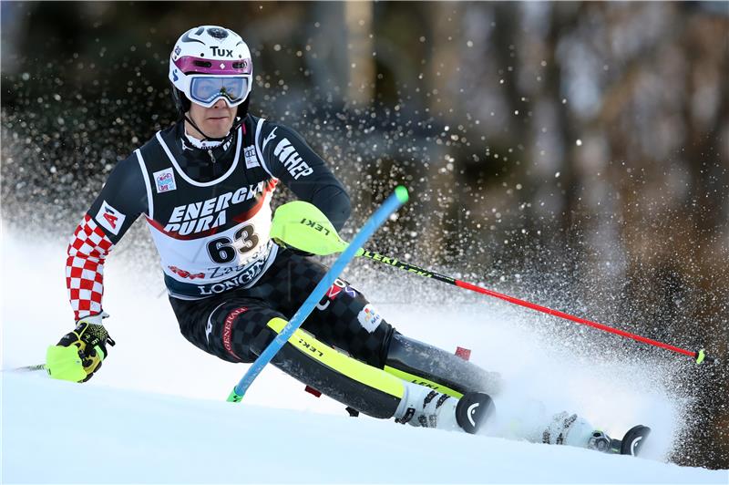 Muški slalom Snow Queen Trophy 2020, prva utrka