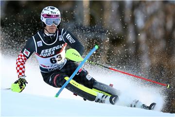 Muški slalom Snow Queen Trophy 2020, prva utrka