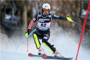 Muški slalom Snow Queen Trophy 2020, prva utrka