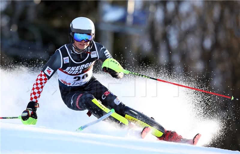 Muški slalom Snow Queen Trophy 2020, prva utrka