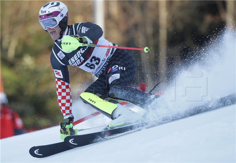 Muški slalom Snow Queen Trophy 2020, prva utrka