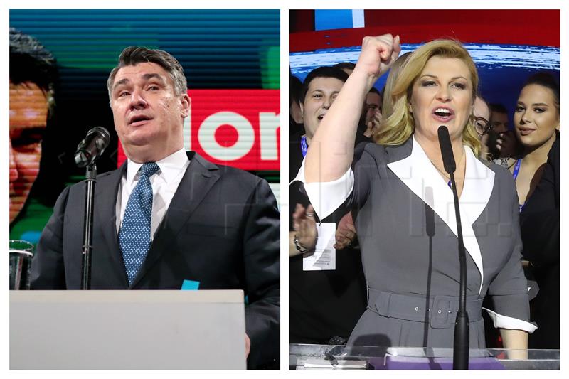 Izlazna anketa: Zoran Milanović 53,25 posto, Kolinda Grabar-Kitarović 46,75 posto