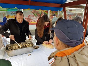 Serb Orthodox believers in Croatia celebrate Christmas Eve according to Julian calendar