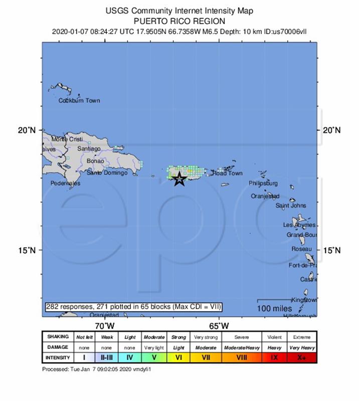 PUERTO RICO EARTHQUAKE