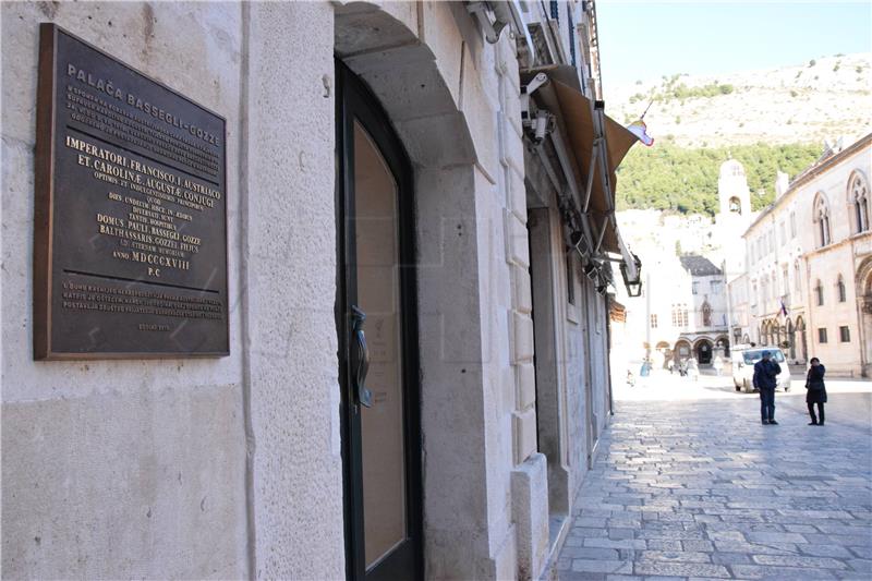 Postavljena plaketa u spomen na 200 godina od boravka cara Franje I. u Dubrovniku