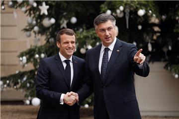 Croatian Prime Minister Plenkovic in Paris