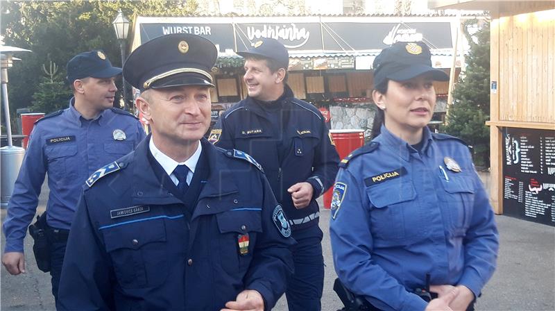 Zagreb police chief thanks foreign police officers for help during Advent