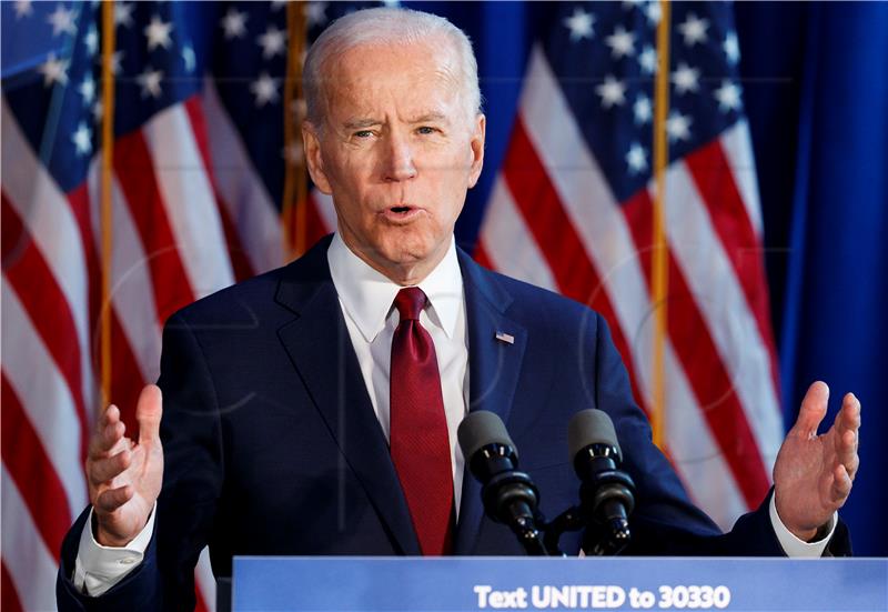 Democratic candidate Biden Makes Foriegn Policy statement in New York