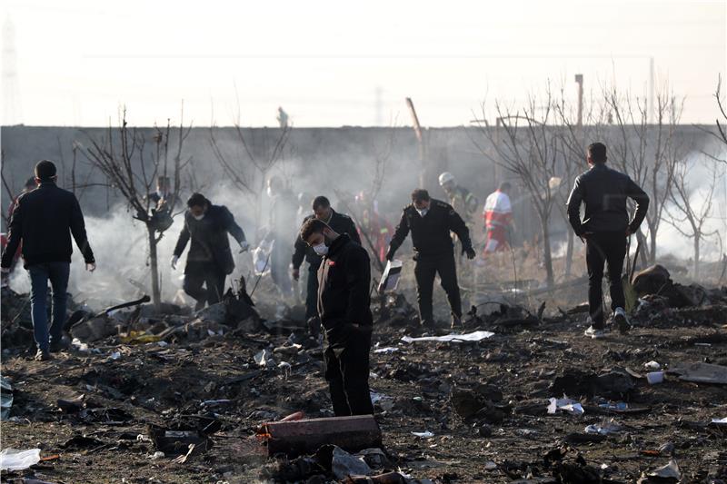 Ukraine International Airlines plane crashes near Tehran with 176 people on board