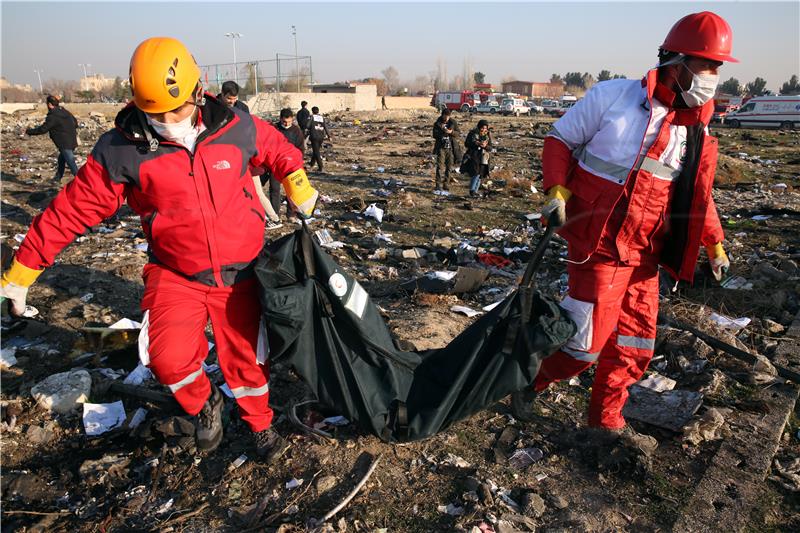 epaselect IRAN UKRAINE AIRLINES PLANE CRASH