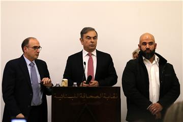 LEBANON GHOSN PRESS CONFERENCE