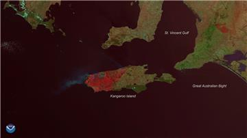 SPACE AUSTRALIA BUSHFIRES